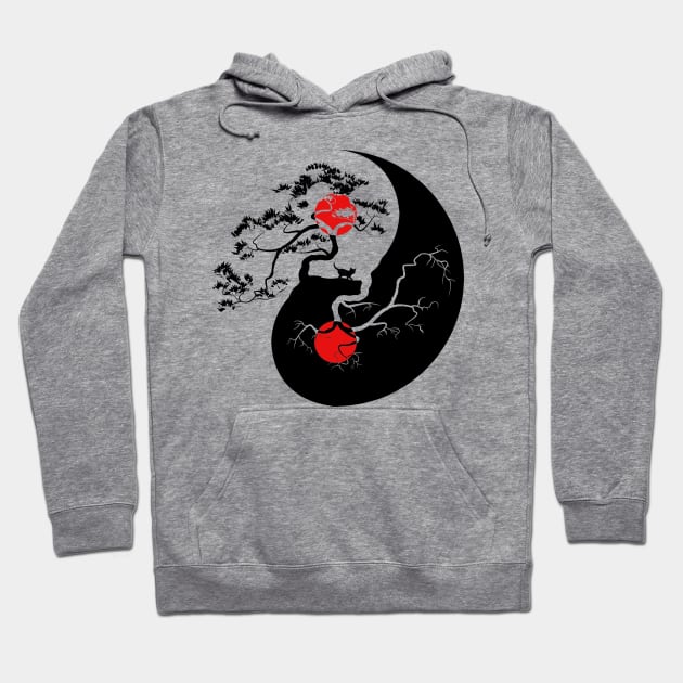 Ying Yang - Bonsai Cat Hoodie by The Blue Box